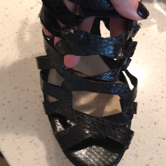 L.A.M.B. Strappy Sexy Heels - Picture 3 of 5